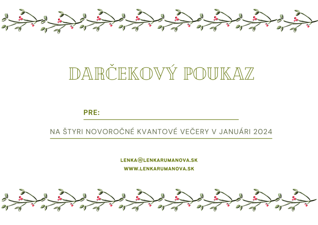 Green Floral Christmas Pine Garland Gift Certificate